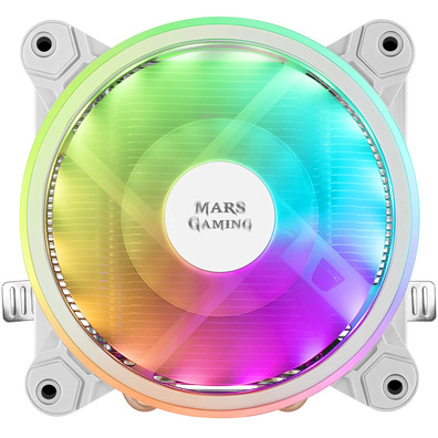 Fan with Mars Gaming MCPU220 12cm White Intel/AMD