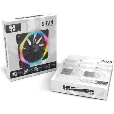 Nox Hummer S-FAN 12 cm ARGB Rainbow Fan
