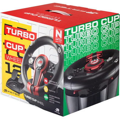 Steering wheel for Nintendo Switch FR-TEC Turbo Cup Wheel