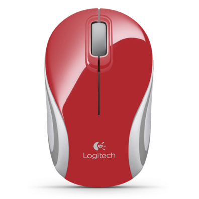 Logitech Wireless Mini M187 Red