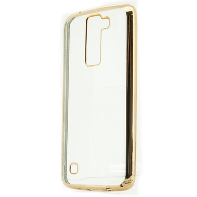 TPU Metal LG K8 Golden Case