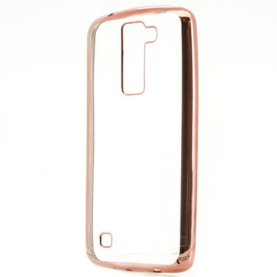 TPU Metal LG K8 Rosa case