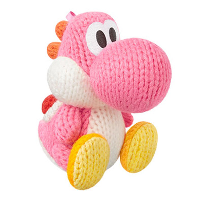 Pink Yarn Yoshi Amiibo