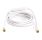PILONGADOR ANTENA WITH LTE-ANTI FILTER 4G-2,5M BLANCO