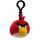 Angry Birds Keychain - Black Red