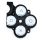 D-Pad Rubber and Buttons White PSP Slim