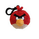 Angry Birds Keychain - Black Red