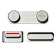 Replacement Button Set iPhone 5S Silver