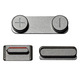 Replacement Button Set iPhone 5S Silver