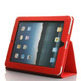 Protective PU Leather Case for iPad 2 Red