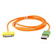 Data Charger USB Orange for iPad/iPhone/iTouch/iPod