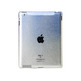 Durable Plastic Drop Design iPad 2 Open-face Case (Blue)