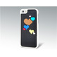 Portective Case Hearts iPhone 5 Black