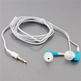 Stereo In-ear Earphone with Microphone (Blue) - iPhone 3G/3GS/4G