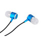 Professional Stereo Earbud Earphones (Blue)