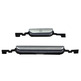 Power and Volume Buttons Set for Samsung Galaxy S3 Mini Silver
