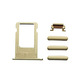 SIM Card Tray and Side Buttons Set for iPhone 6 Plus Silver