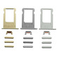 SIM Card Tray and Side Buttons Set for iPhone 6 Plus Silver