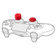 Accessories of stick analog STIX PRO for Dualshock