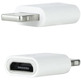 Lightning Adapter to White Nanocable Micro USB