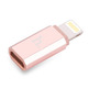 Adapter Lightning to Micro USB Pink Hoco