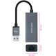 USB 3.0 to RJ45 Nanocable 10.03.0405 1000 Mbps Adapter