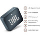 JBL GO 2 Navy Blue 3W Bluetooth Speaker