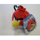 Angry Birds Keychain - Black Red