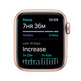 Apple Watch SE 40MM GPS + Cellular Gold with plum strap Sport Loop MYEJ2TY/A