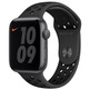 Apple Watch SE 44mm GPS Space Grey with anthracite and black strap MYYK2TY/A