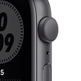 Apple Watch SE 44mm GPS Space Grey with anthracite and black strap MYYK2TY/A