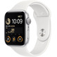 Apple Watch SE 2ª Gen GPS 44mm Aluminum Silver/White Sports Correa