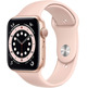 Apple Watch Series 6 GPS 44mm Aluminium Box at Gold/Correa Sports Pink Arena