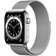 Apple Watch Series 6 GPS + Cell 44mm Stainless Steel Milanese Loop Silver