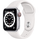 Apple Watch Series 6 GPS/Cellular 40mm Aluminium Box in Silver/White Sports Correa