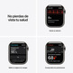 Apple Watch Series 7 GPS/Cellular 41 mm Graphite Steel Box/Milanese Correa in Graphite