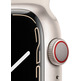 Apple Watch Series 7 GPS/Cellular 45 mm Aluminium Box in White Star/White sports strap