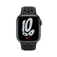 Apple Watch Series 7 Nike GPS 41 mm/Box Aluminum in Black Midnight/Nike Sports Correa