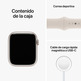 Apple Watch Series 8 GPS 45mm White Star/Correa White Star