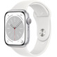 Apple Watch Series 8 GPS 45mm Silver/Correa Blanco