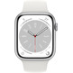 Apple Watch Series 8 GPS 45mm Silver/Correa Blanco