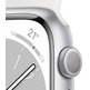 Apple Watch Series 8 GPS 45mm Silver/Correa Blanco