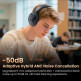 Bluetooth Haylou S40 Dark Blue headphones