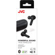 Black JVC HA-A7T Bluetooth Headphones