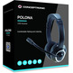 Headsets with Microphone Conceptronic Polona 01B Black