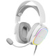Mars Gaming MHAXW White RGB Headphones