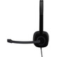 Micro Logitech H151 Black Headphones