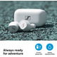 Sennheiser CX Plus True Wireless White Headphones