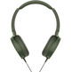 Sony MDR-XB550AP Extra Bass Headphones with Green Microphone