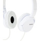 Sony MDR-ZX110P Jack 3.5 White Headphones